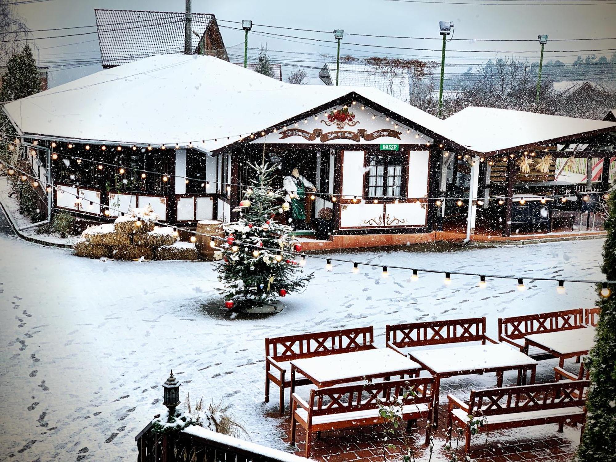 Pensiunea Apfelhaus Cisnădioara Esterno foto